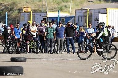 مسابقه دوچرخه سواری بانوان - تبریز